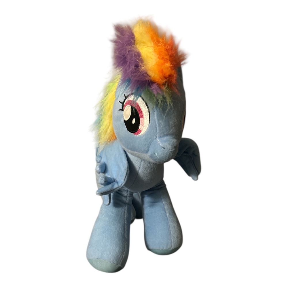 My Little Pony Rainbow Dash Plush 17"‎ Large Blue Stuffed Animal Hasbro G2